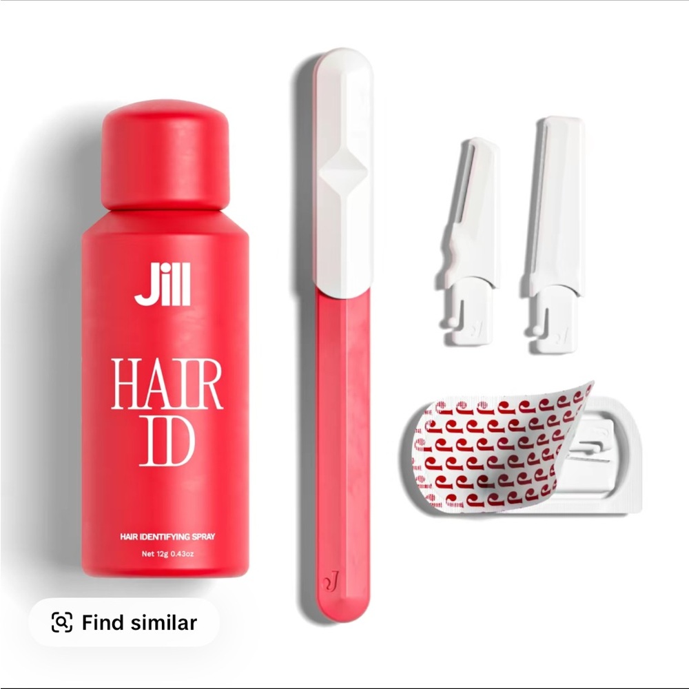 Jill Hair ID Spray Set in Red and White